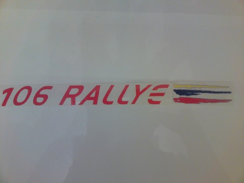 Peugeot 106 rally adesivi - 2,,