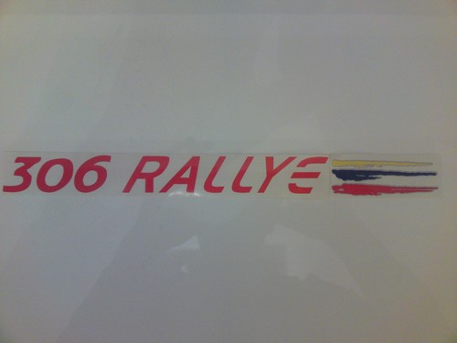 Peugeot 306 rally adesivi - peugeot,
