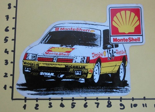 Monte shell peugeot - shell, rally